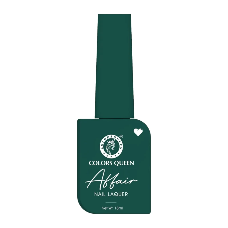 Colors Queen Affair Nail Polish - 07 - Steal Teal, 13ml | Rich Pigmentation, Quick Drying, Long Lasting Nail Paint | Chip Resistant, No Harmful Chemicals, Semi Matte Nail Polish for Women thumbnail 7